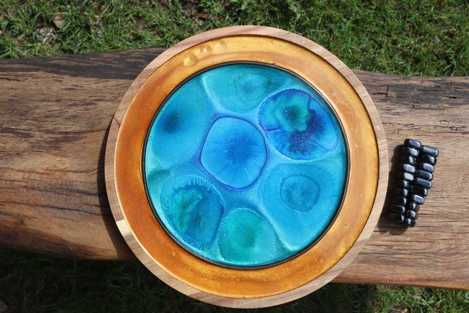 Blue Lagoons Magnetic Chess game